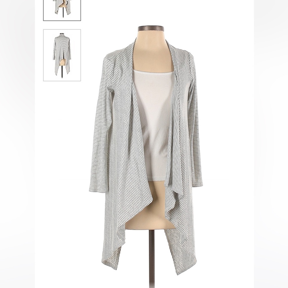 Long Sleeve Striped Cardigan